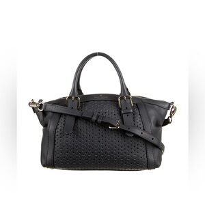 Kate Spade Mercer Isle Small Sloan Black Genuine Leather Satchel Shoulder Bag